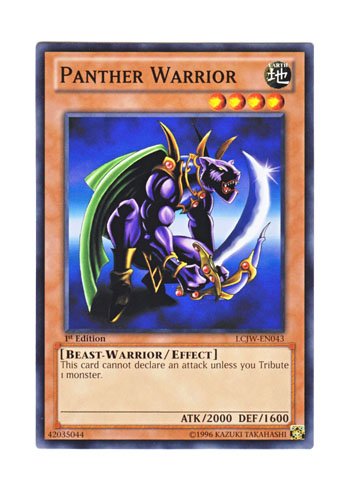 Amazon.co.jp: 遊戯王 英語版 LCJW-EN043 Panther Warrior 漆黒の豹