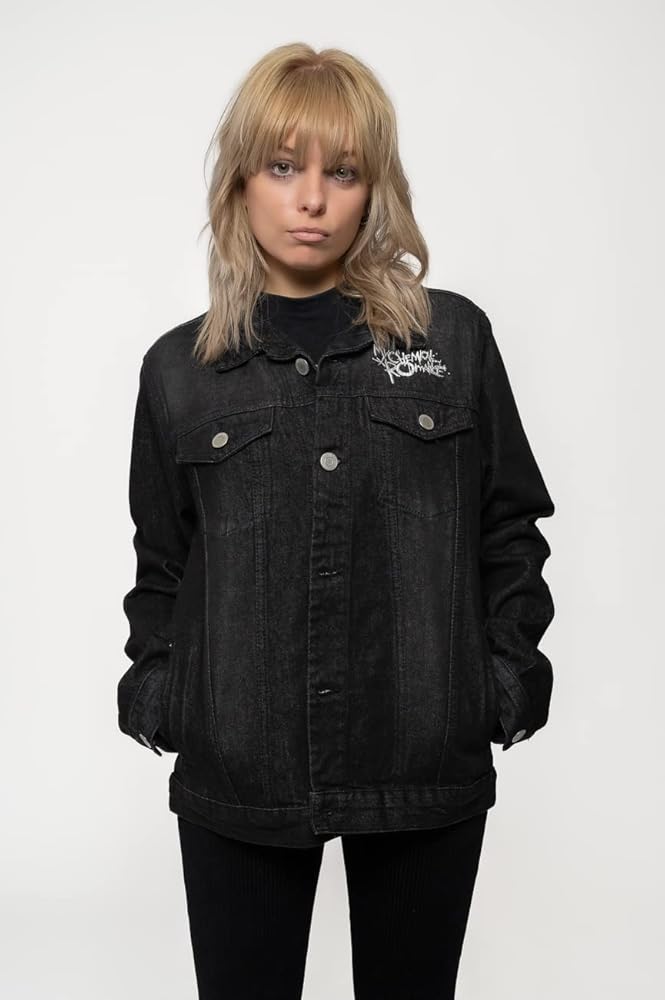 My Chemical Romance Denim Jacket The Black Parade Band Logo