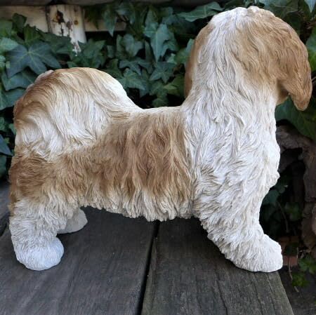 Amazon.co.jp: 犬の置物 シーズー 親犬 182QY いぬ イヌ 動物