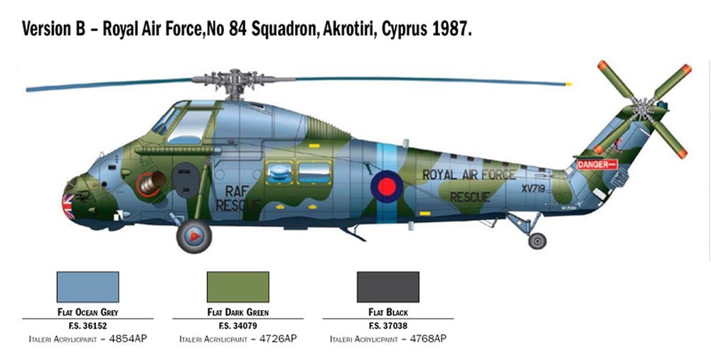 Amazon | Italeri - I2720 - Maquette - Aviation - Wessex Uh.5