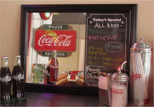Amazon.co.jp: コカコーラ(Coca Cola) ミラー・鏡 ミラー 63×38×3.5cm