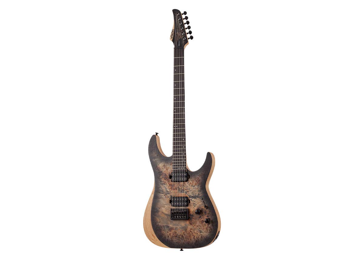 Amazon | Schecter Reaper-6 - Satin Charcoal Burst | エレキギター
