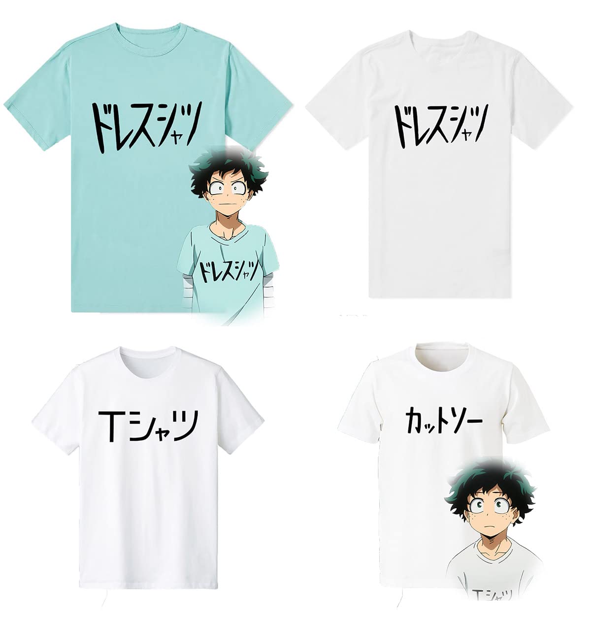 Amazon.co.jp: 僕のヒーローアカデミア 緑谷出久 tシャツ 半袖 綿