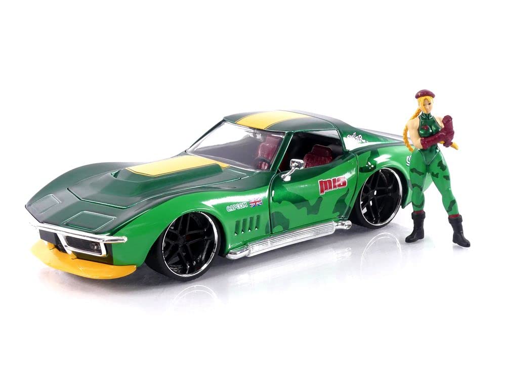 Amazon.com: Jada Street Fighter 1:24 1969 Chevrolet Corvette