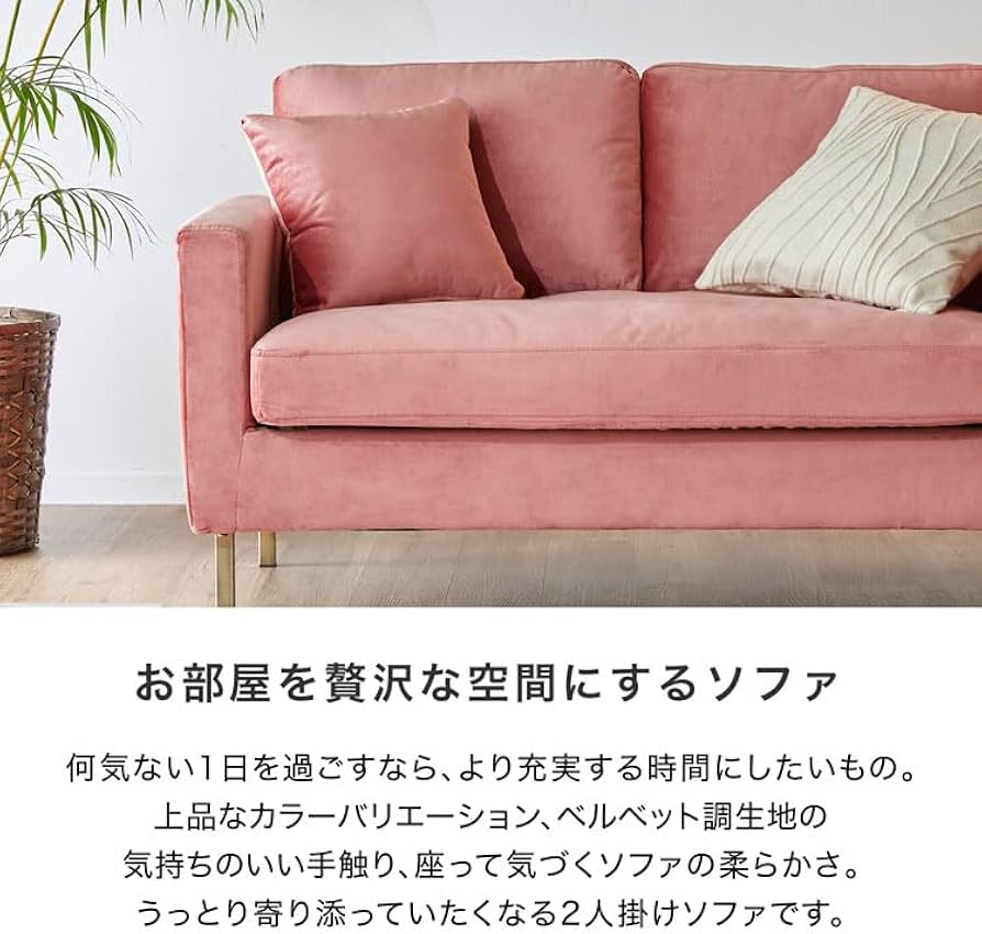 Amazon｜LOWYA ロウヤ ソファ ソファー 2人掛け 2.5人掛け フロア