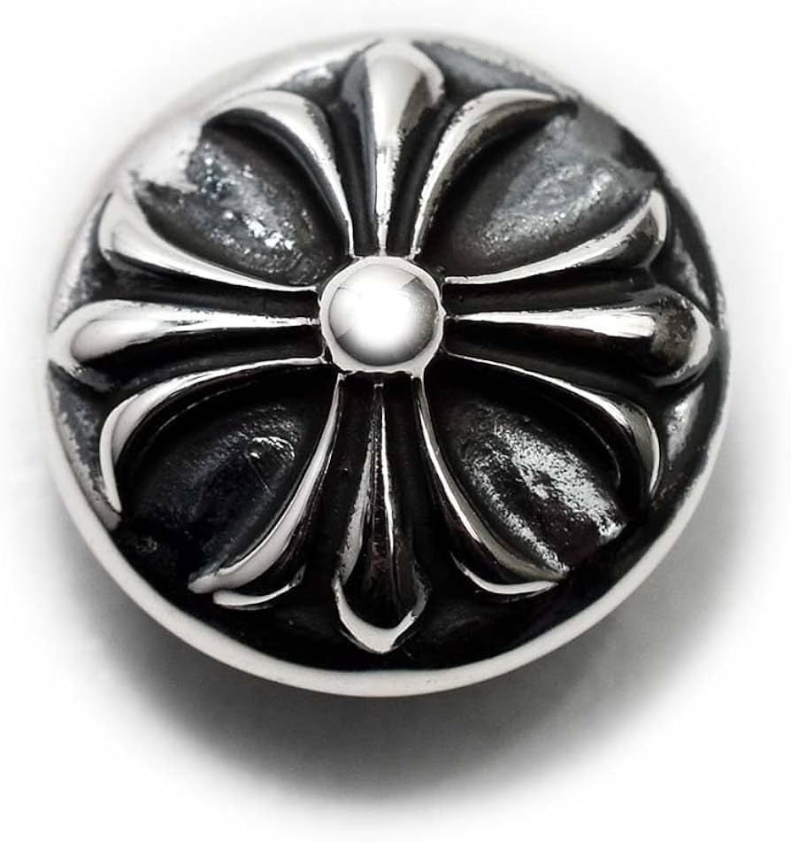 Amazon.co.jp: ゴシッククロス クロスボール コンチョ 直径17×18mm