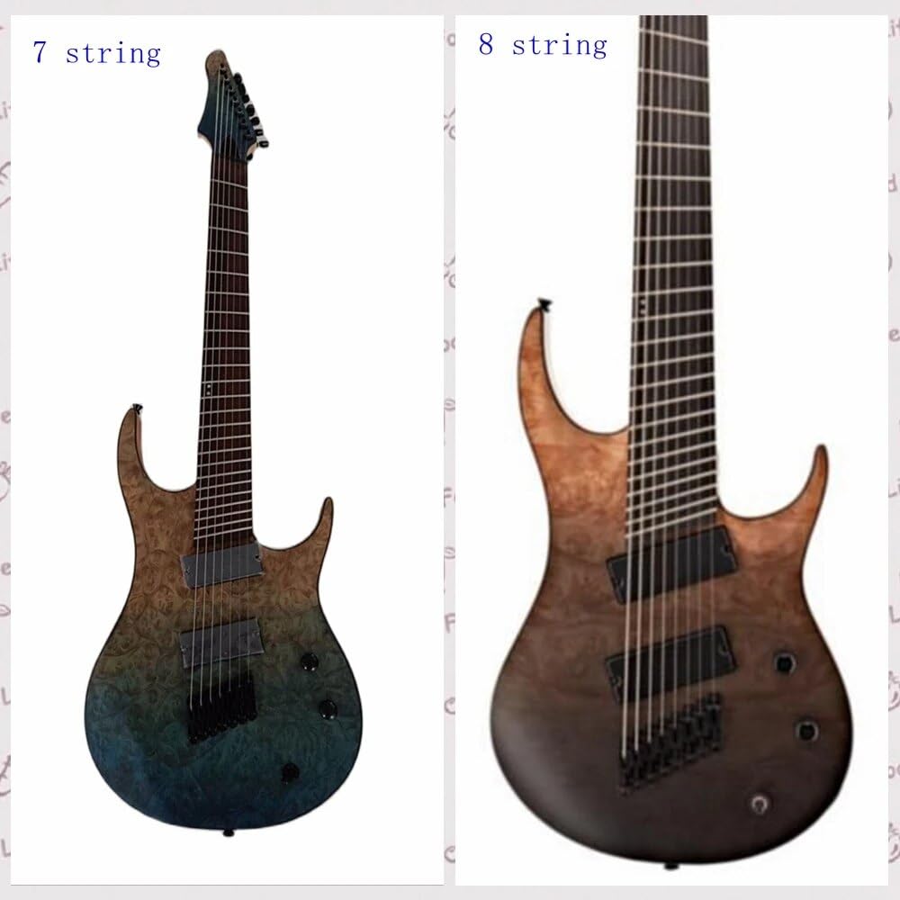 Amazon | Generation Pro ハンドメイド ファンドフレット 7 弦エレキ