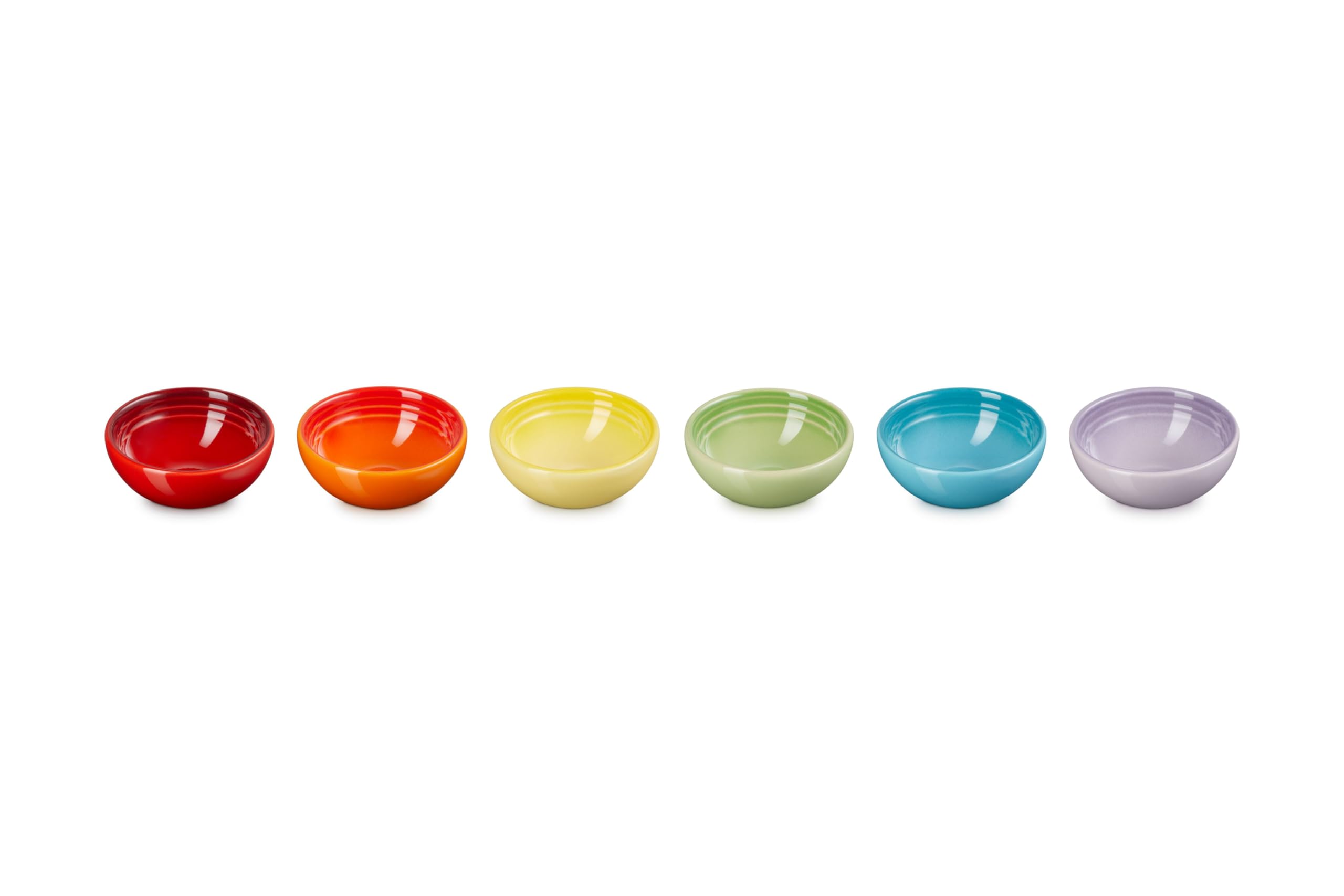Amazon.com: Le Creuset Set Of 6 Vancouver Pinch Bowls 2 Oz Multi