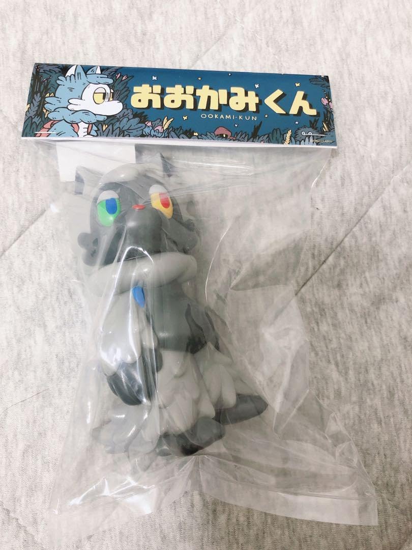 Amazon.co.jp: おおかみくん GAME COLOR GRAY あらいきりこ ソフビ
