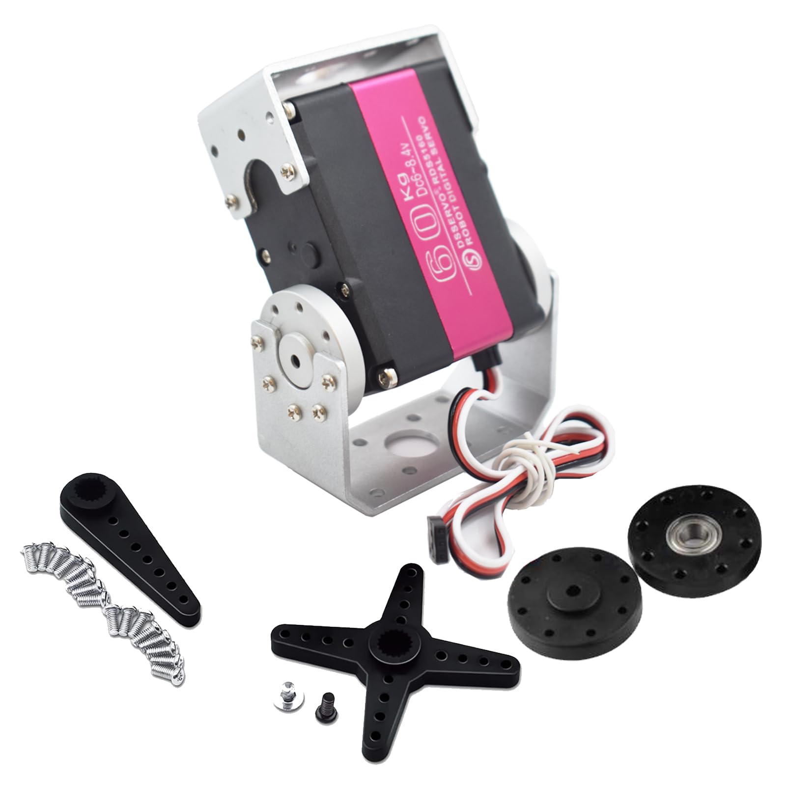 Amazon | 60KG デジタル RC サーボ 1/5、RDS5160 デュアルシャフト 高