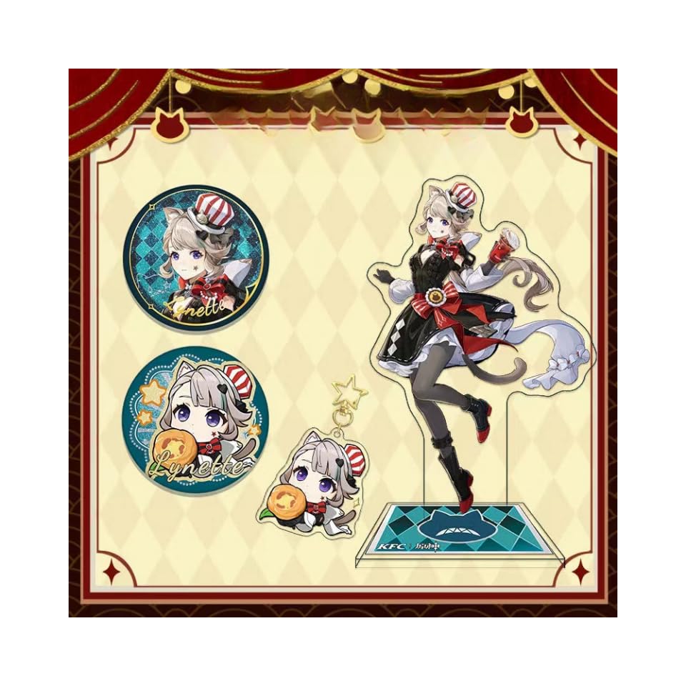Amazon.co.jp: 原神 リネ リネット アクリルスタンド セット コラボ