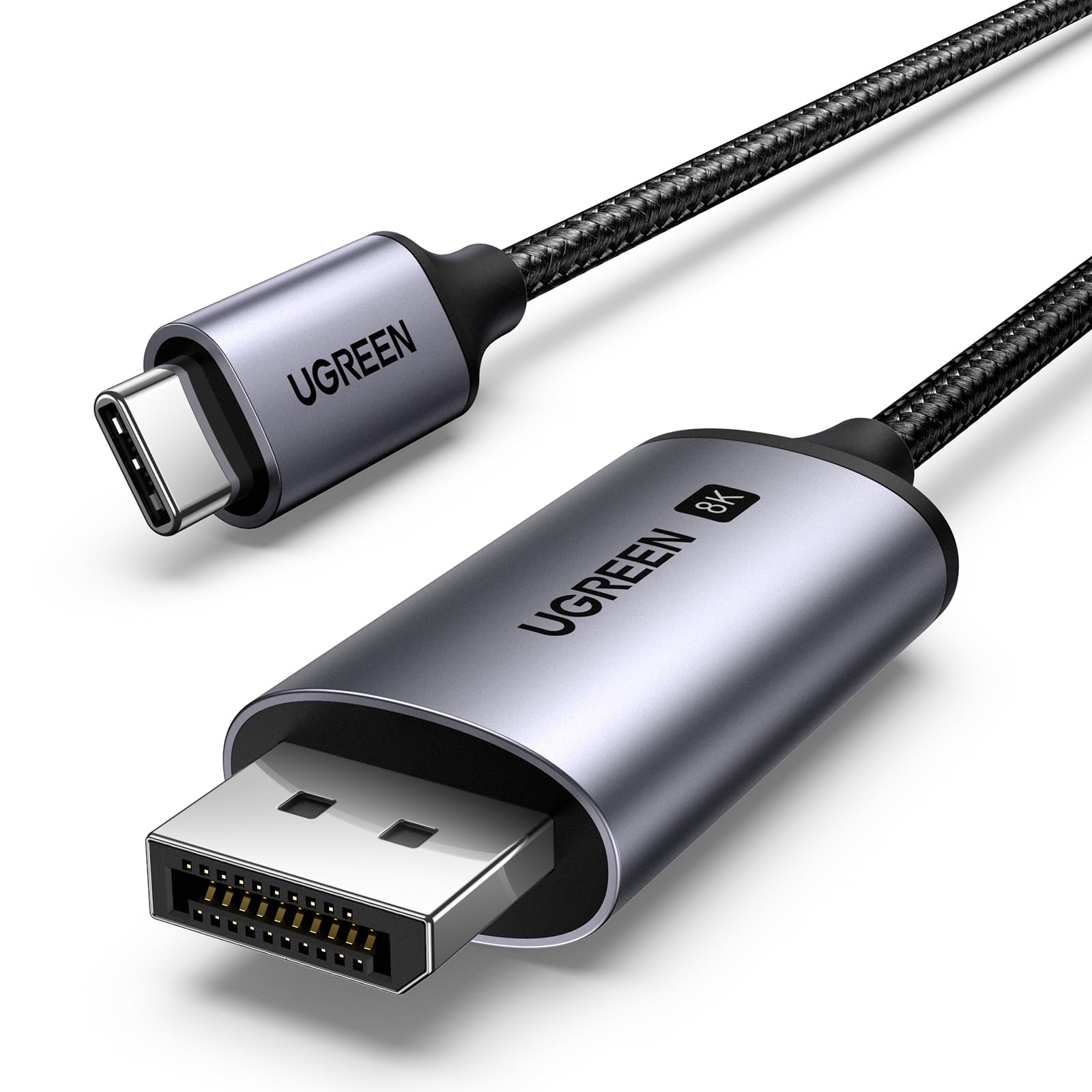 Amazon.co.jp: UGREEN 8K 60Hz USB C DisplayPort 変換ケーブル【Cから