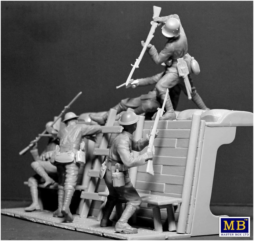 Amazon | マスターボックス 1/35 イギリス・ドイツ 白兵戦第一次