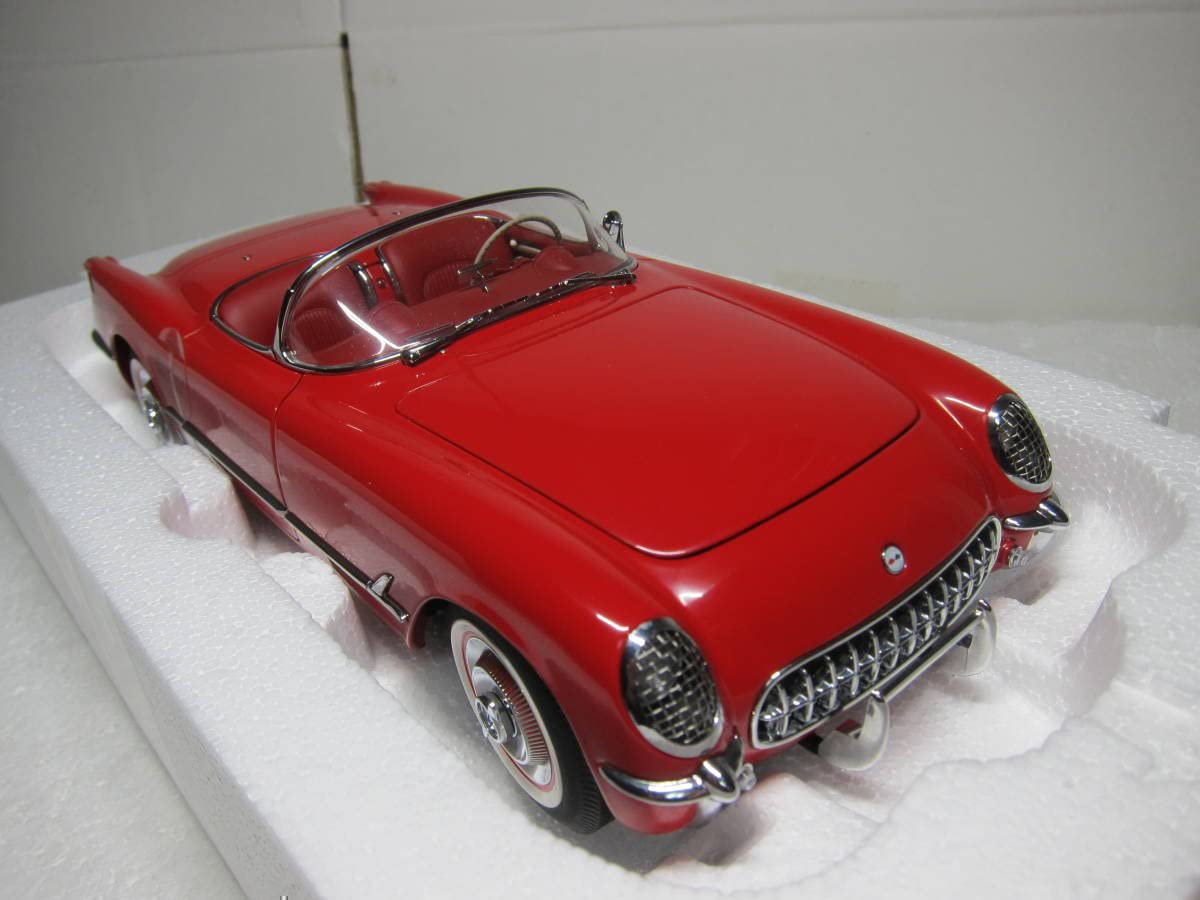 Amazon.co.jp: 1/18 オートアート シボレー コルベット 1954 レッド