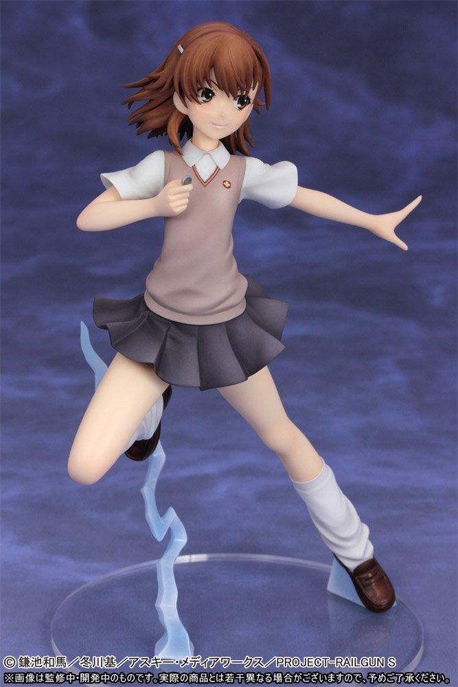Amazon.co.jp: とある科学の超電磁砲S 御坂美琴 (1/8スケールPVC塗装