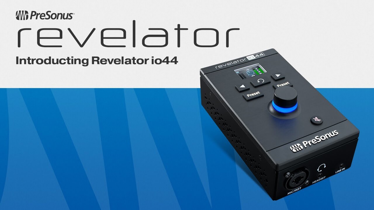Amazon.com: PreSonus Revelator io44 USB-C Audio Interface for