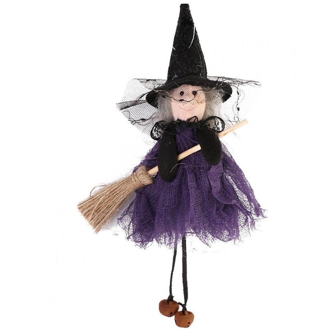 Amazon | KJOET 魔女 人形魔 ハロウィーン 屋外 装飾 吊り下げ式 装飾