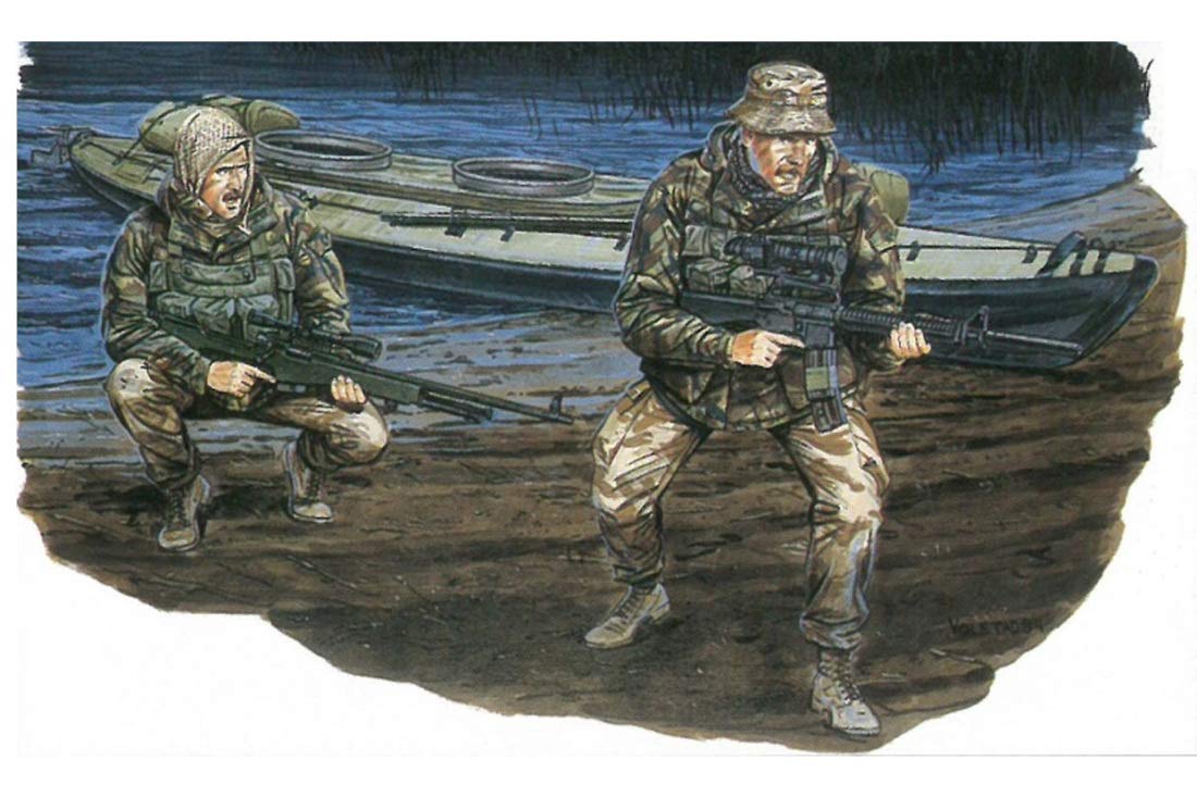 Amazon | ドラゴン 1/35 現用イギリス軍 特殊舟艇部隊 SBS w/カヤック