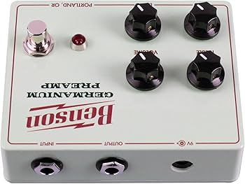 Amazon.com: Benson Amps Germanium Preamp Guitar Effects Pedal