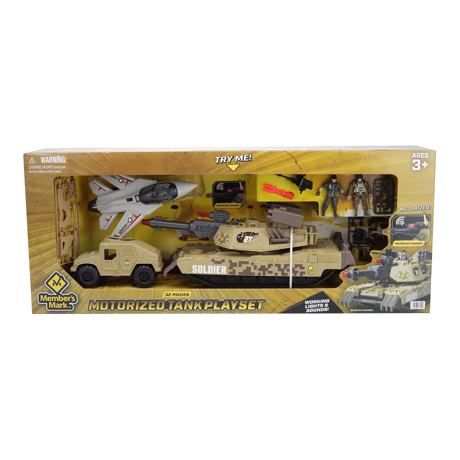 Amazon.co.jp: Member's Mark Soldier Force プレイセット - 戦車