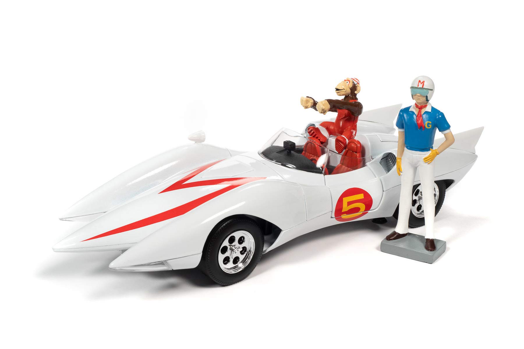 Amazon.com: Auto World Speed Racer Mach 5 with Chim Chim and Speed