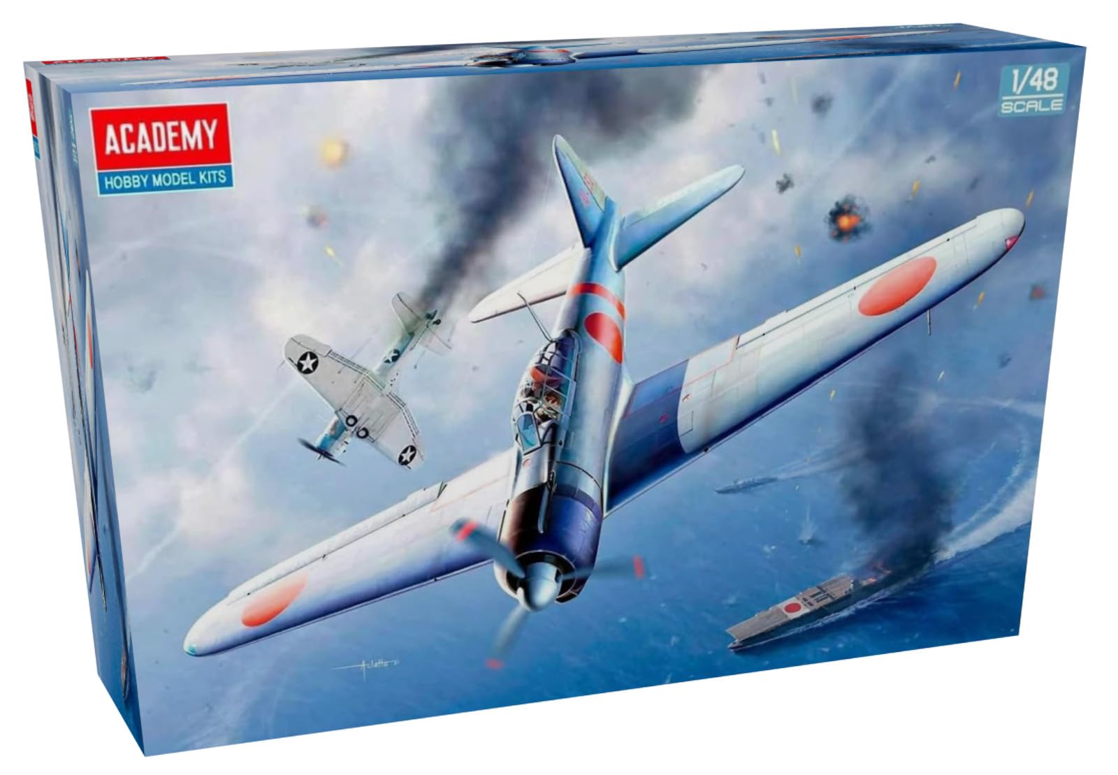 Amazon | アカデミー(Academy) 1/48 日本海軍 零式艦上戦闘機21型