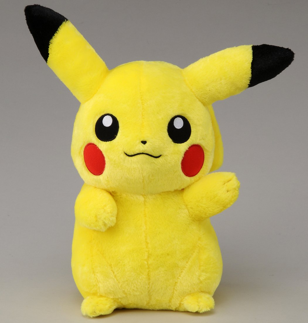 Amazon.co.jp: ポケットモンスター ポケモン ぬいぐるみ 1/1ピカチュウ