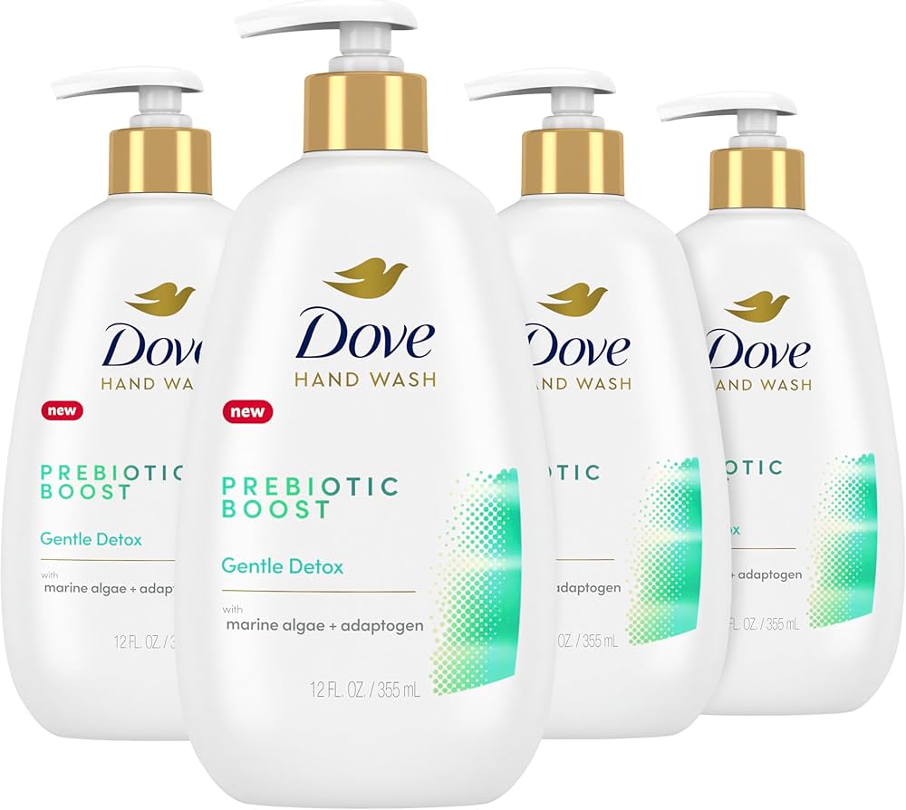 Amazon.com : Dove Prebiotic Boost Hand Wash Gentle Detox 4 Count