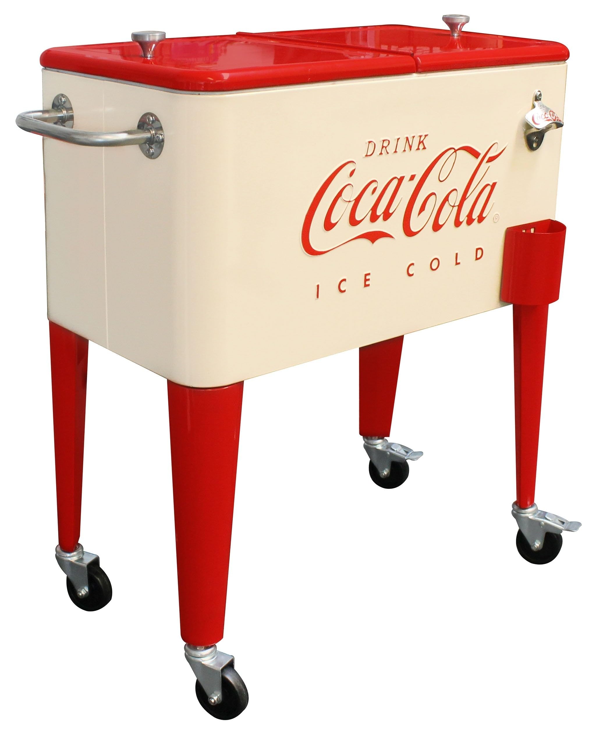 Amazon.com : Leigh Country Coca-Cola 60-Qt Cream & Red Cooler