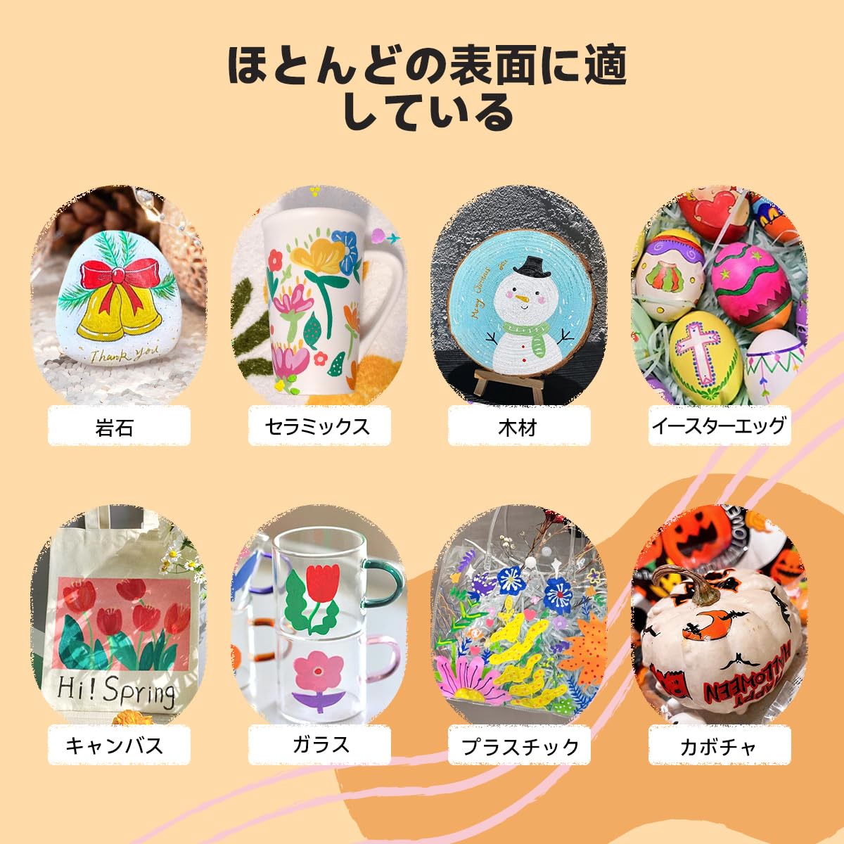Amazon | Arrtx アクリルペイントペン 36色 アクリルマーカー ロック