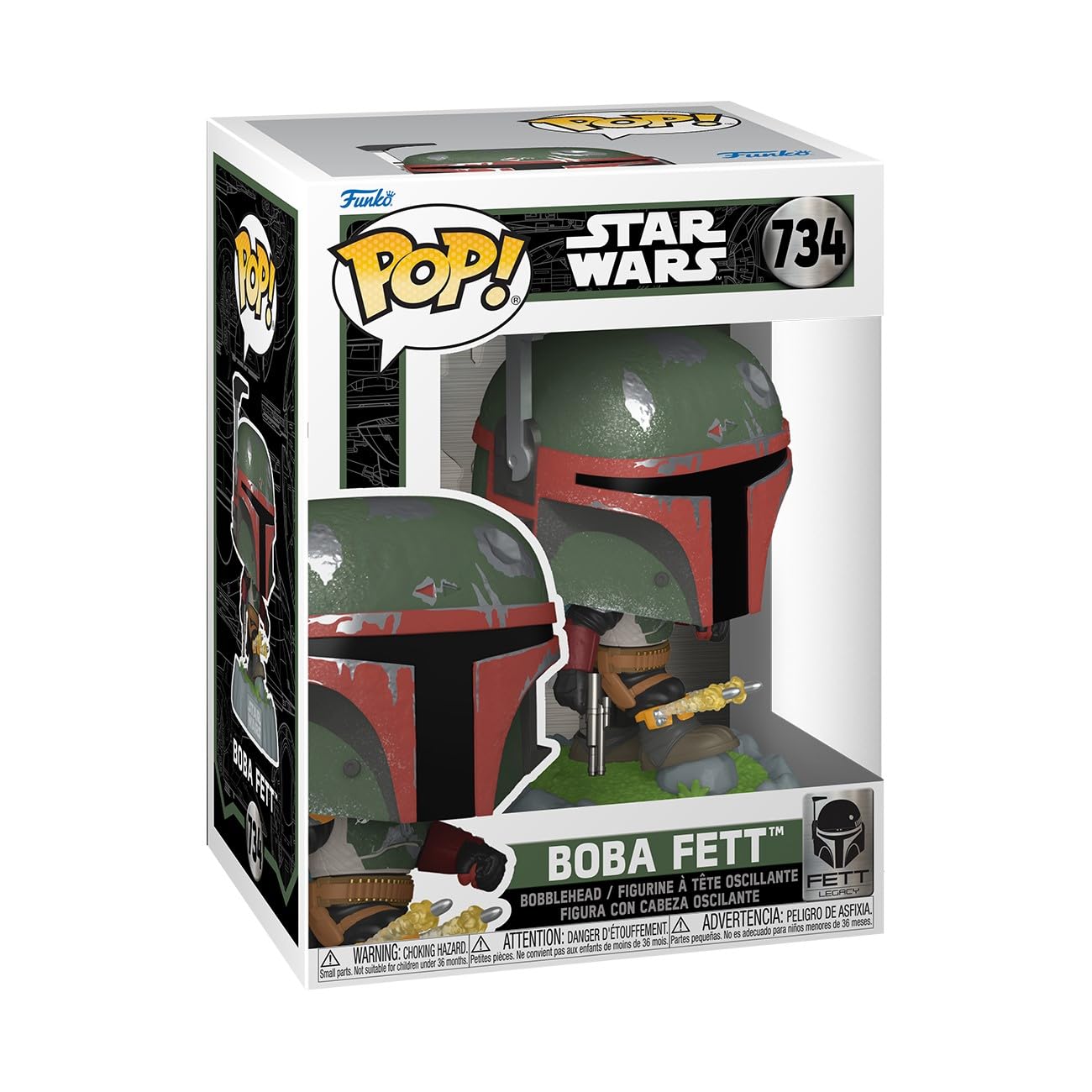 Amazon.com: Funko POP! Star Wars: Boba Fett with Rockets
