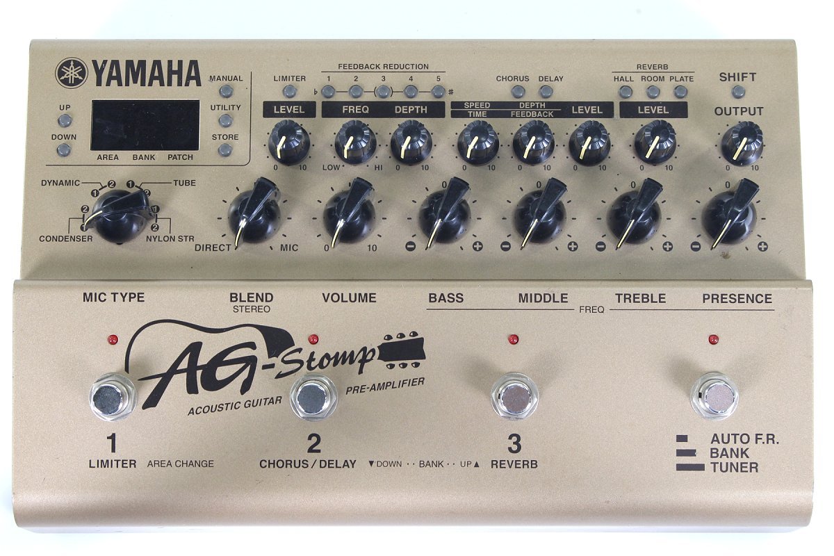Amazon | YAMAHA / AG-Stomp [エレアコ用プリアンプ マルチ