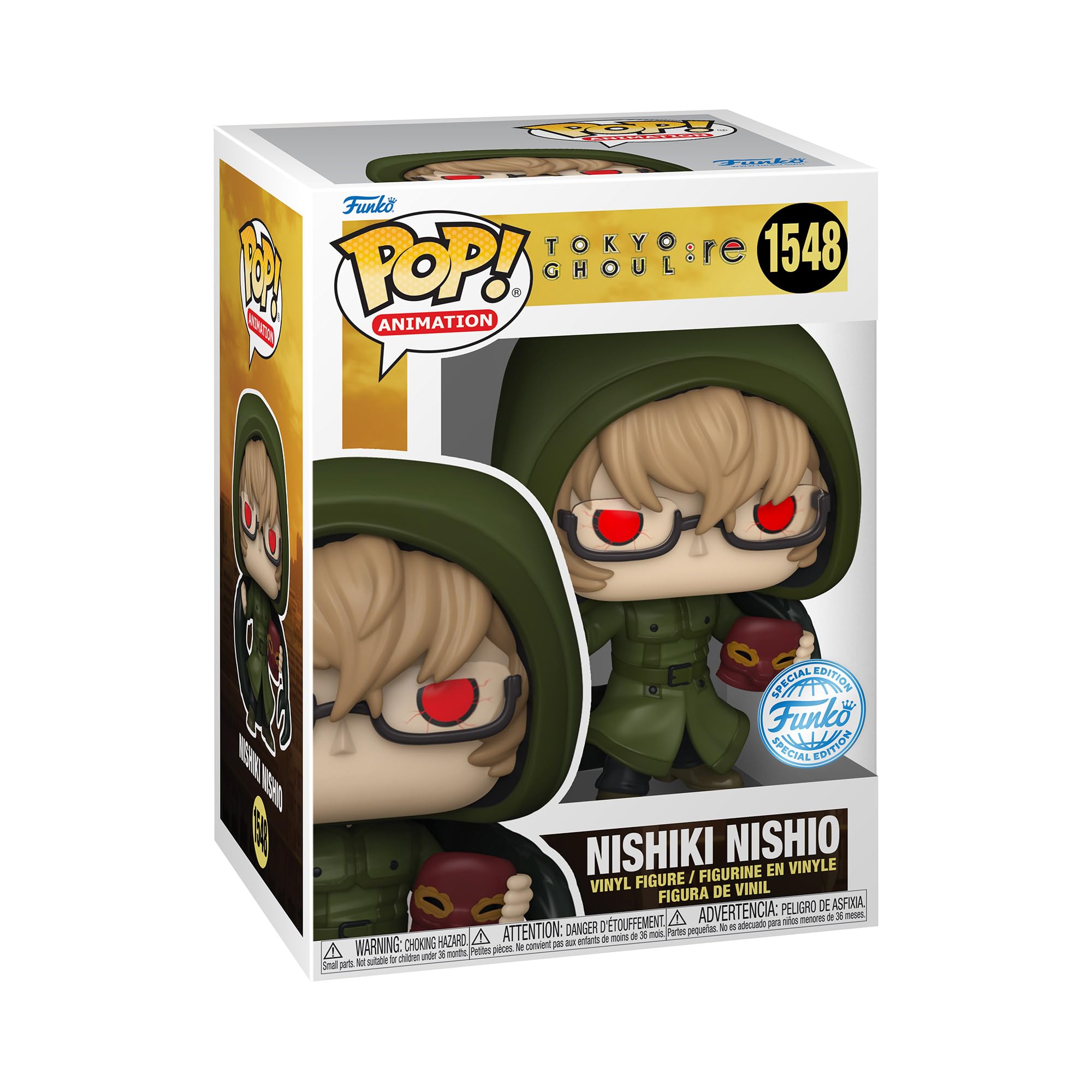 Amazon.com: FUNKO POP! ANIME: Tokyo Ghoul: re- Nishiki Nishio (AE