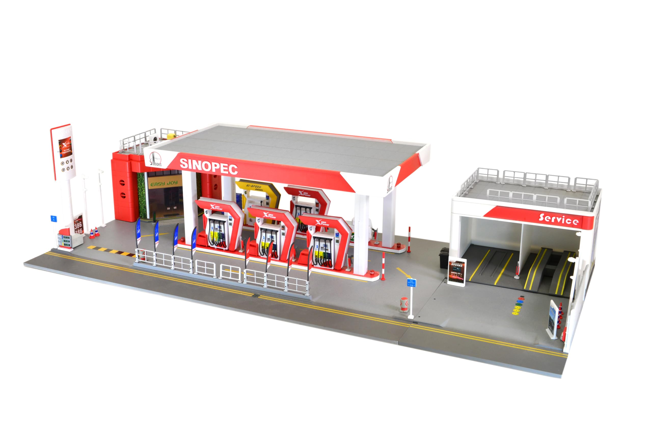 Amazon | Tiny City Bd28 中国石油化工 ガソリンスタンド 洗車場