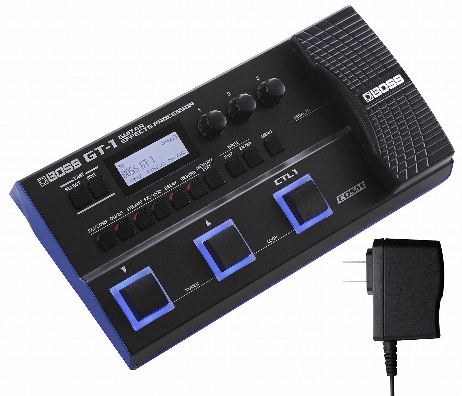 Amazon.co.jp: BOSS GT-1 マルチエフェクター 純正アダプター付き