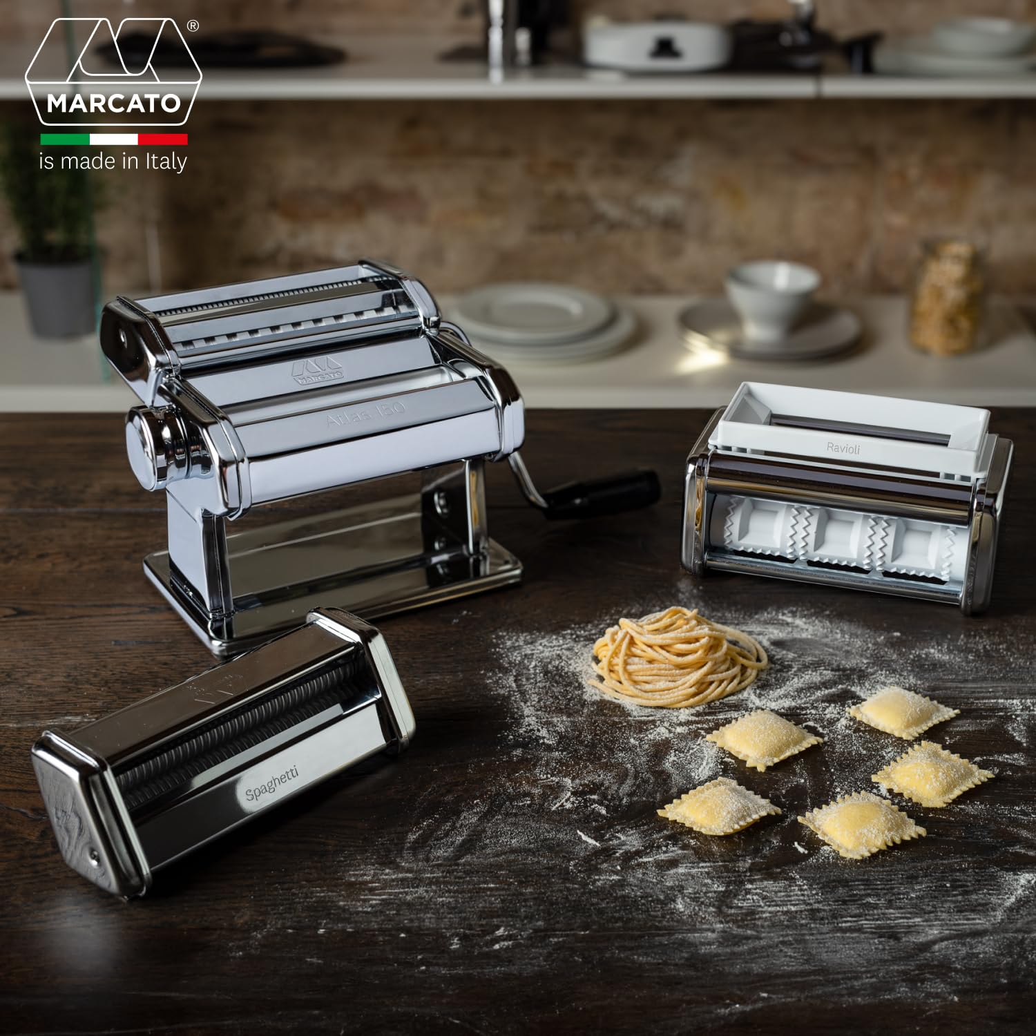 Amazon | MARCATO イタリア製 PASTASET パスタマシン ギフトセット