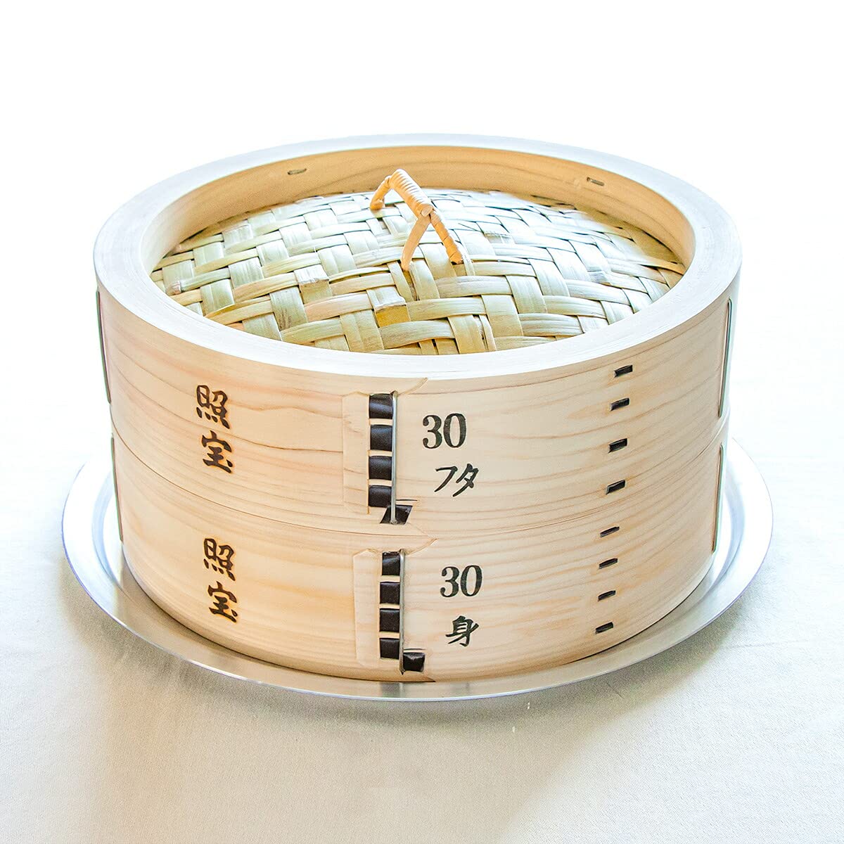 Amazon｜照宝 中華せいろ 桧製 蒸し板セット φ30cm｜蒸し器・せいろ
