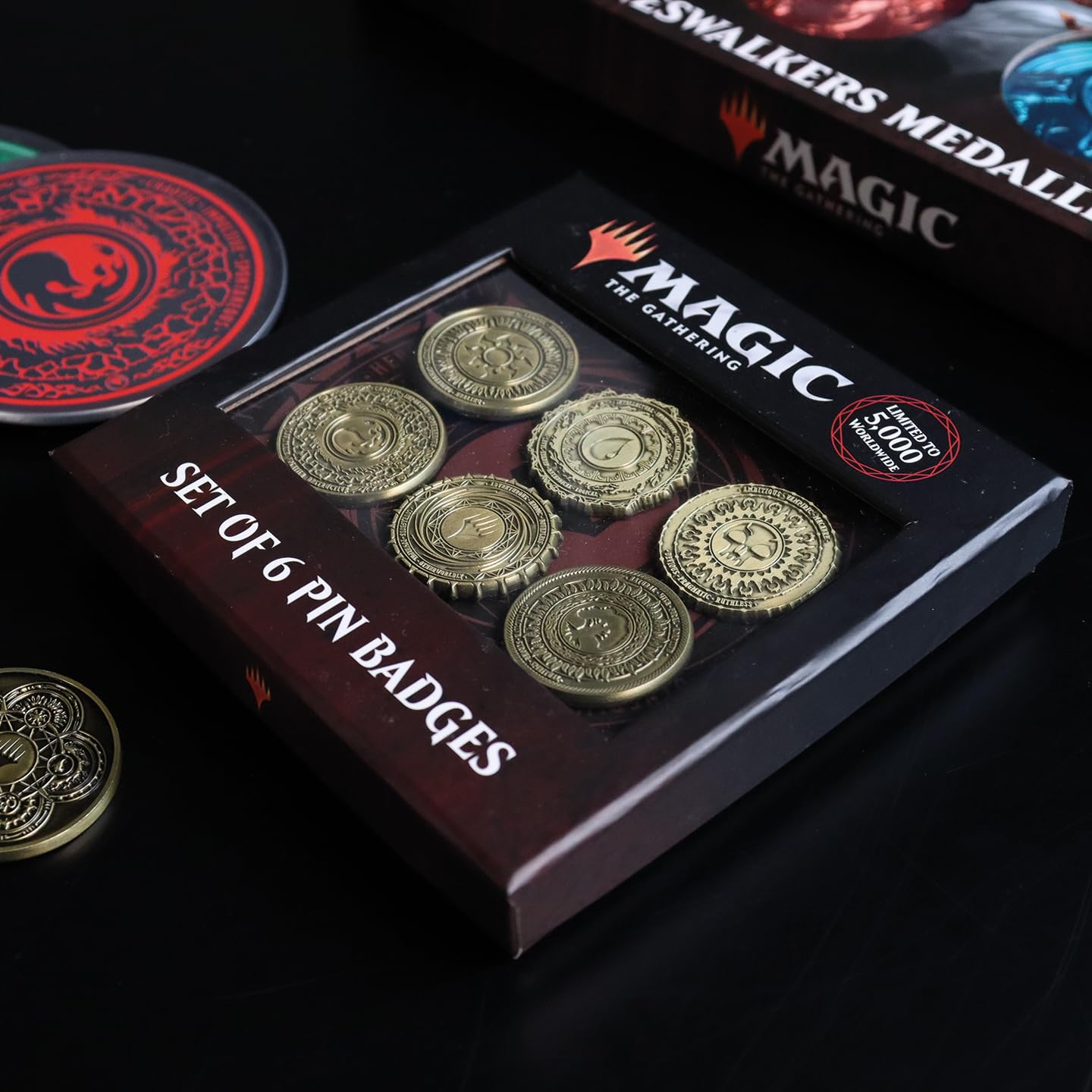 Amazon | マジック・ザ・ギャザリング 限定版マナシンボルピンバッジ6