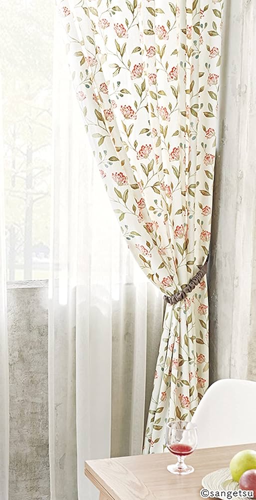 Amazon｜【サンゲツ】 ELEGANCEシリーズ リネン混の立体感のある花柄
