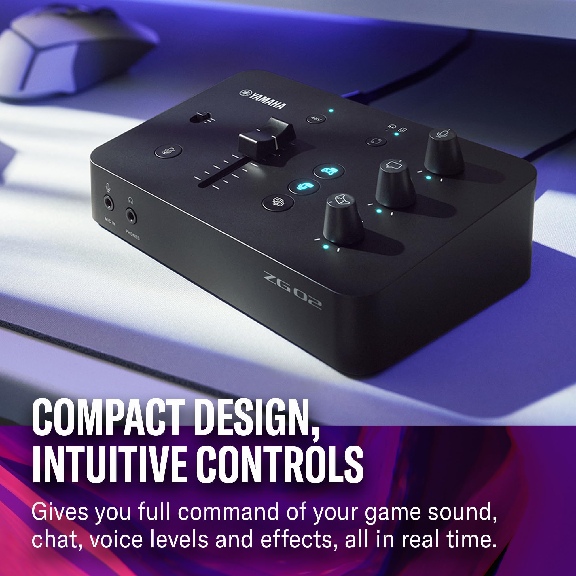 Amazon.co.jp: Yamaha ZG02 ゲーミングミキサー ボイスチャットと