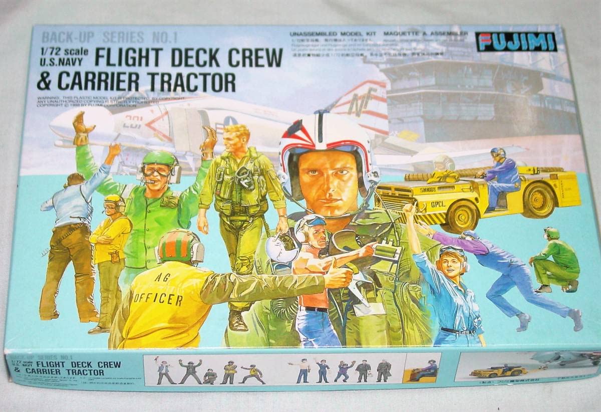 Amazon | フジミ 1/72 アメリカ海軍 フライトデッキクルー & キャリア