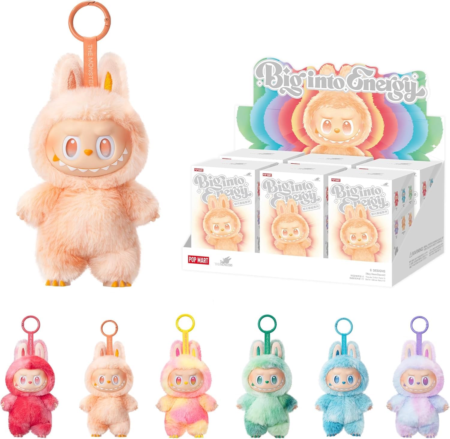 POP MART Labubu The Monsters Big Into Energy Series – 6-Piece