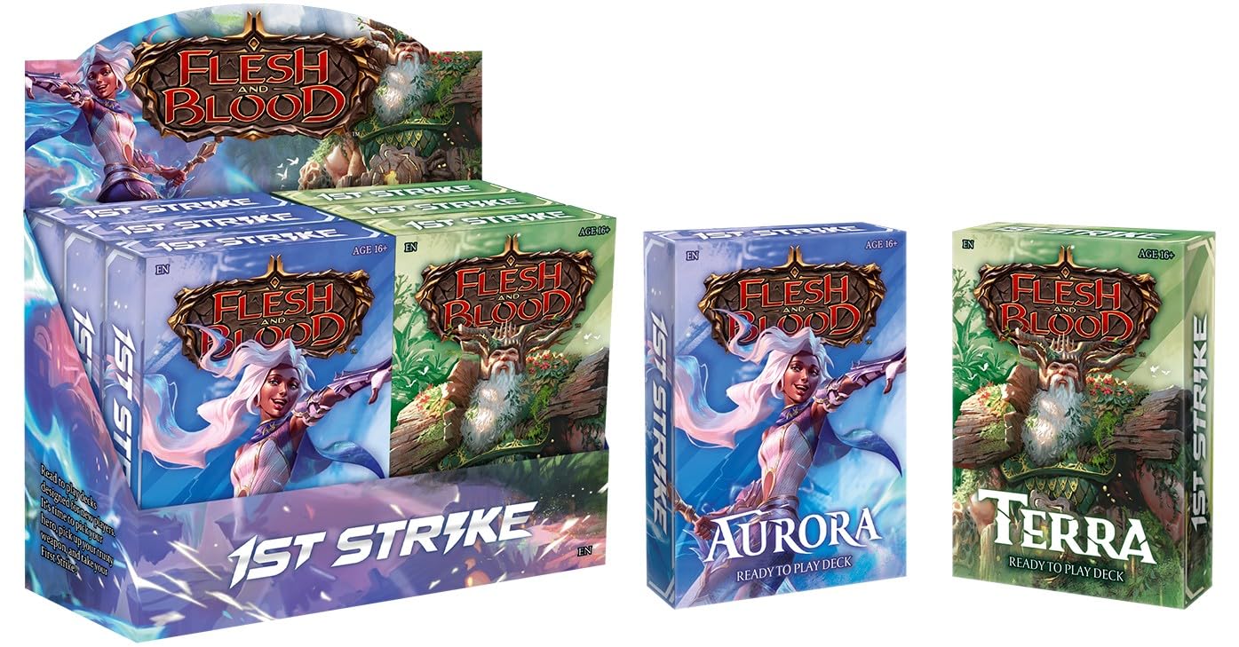 Amazon.com: Flesh and Blood: 1st Strike Deck Display (6 Decks