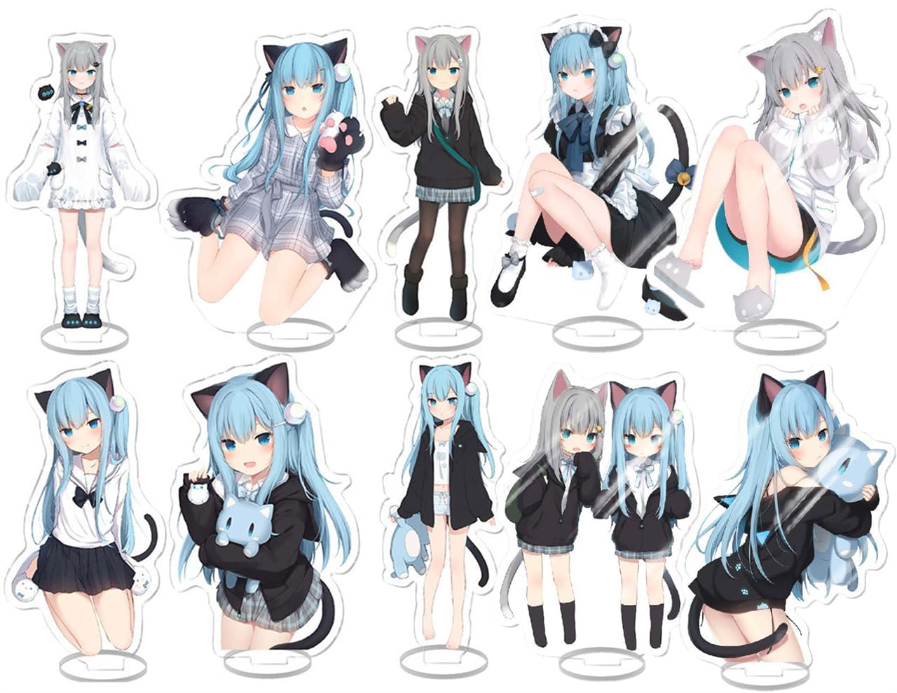 Amazon.co.jp: 猫羽雫 甘城なつき アクリルスタンド アクスタ 1/4点