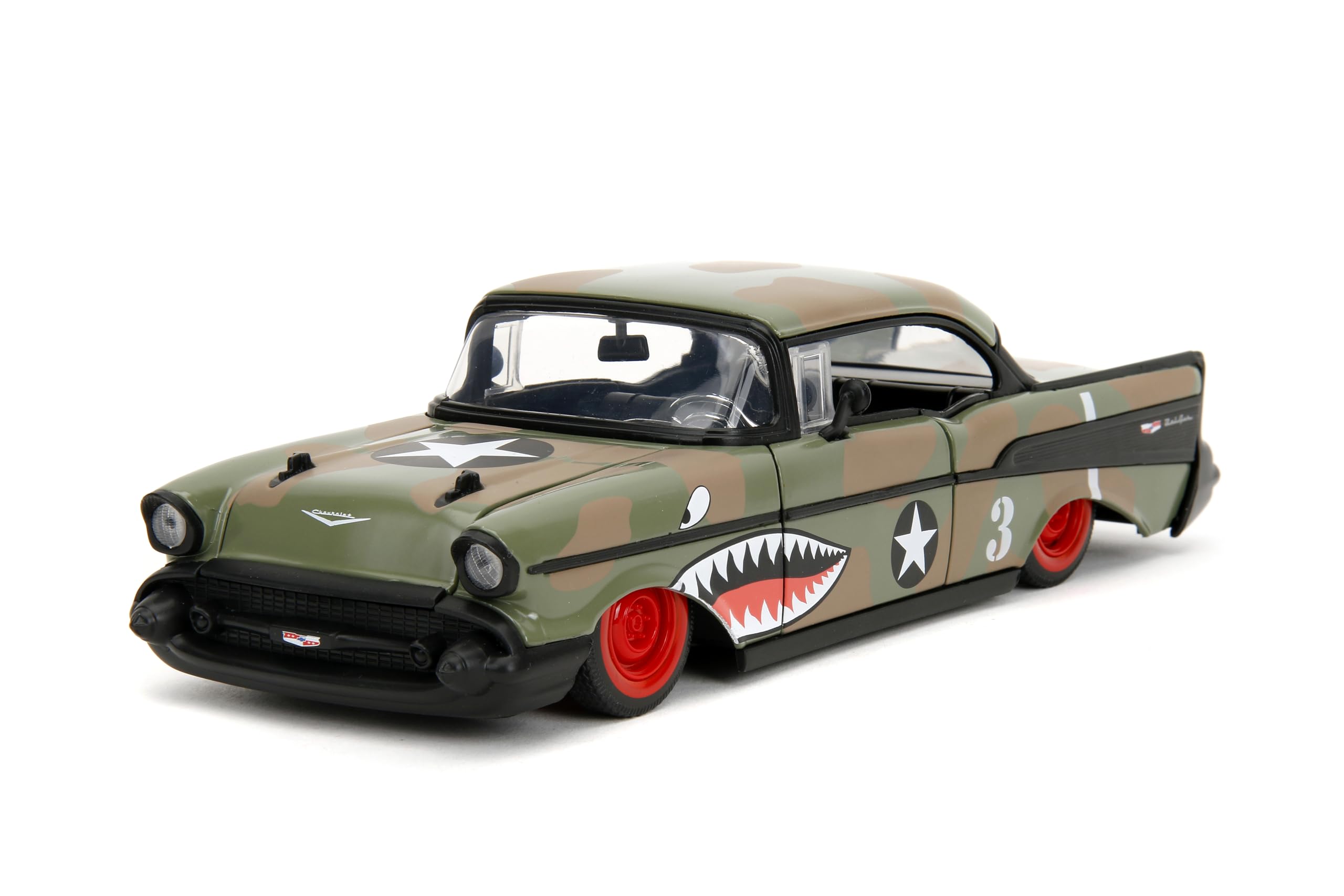 Amazon.co.jp: Jada Toys Big Time Muscle 1:24 1957 Chevrolet Bell