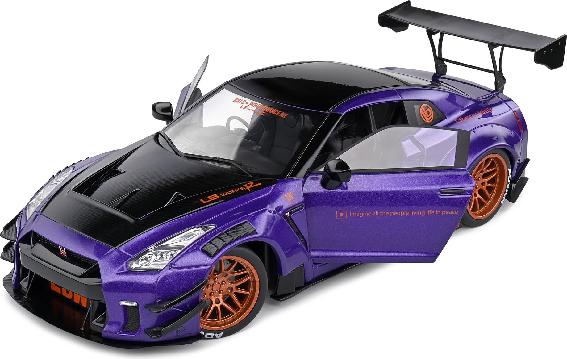 Amazon.com: Mint Models 2022 Gt-R (R35) W/Liberty Walk Body Kit