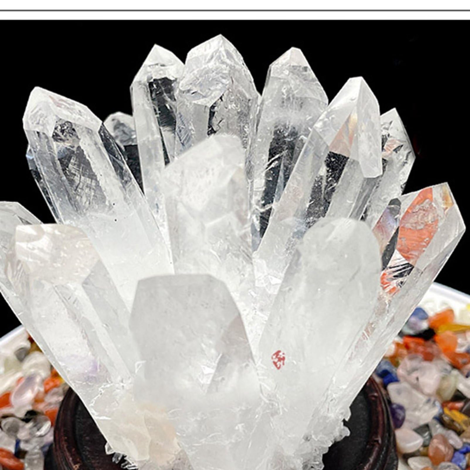 Amazon.co.jp: クリスタル 天然水晶 白水晶 ホワイト 天然石 六角柱