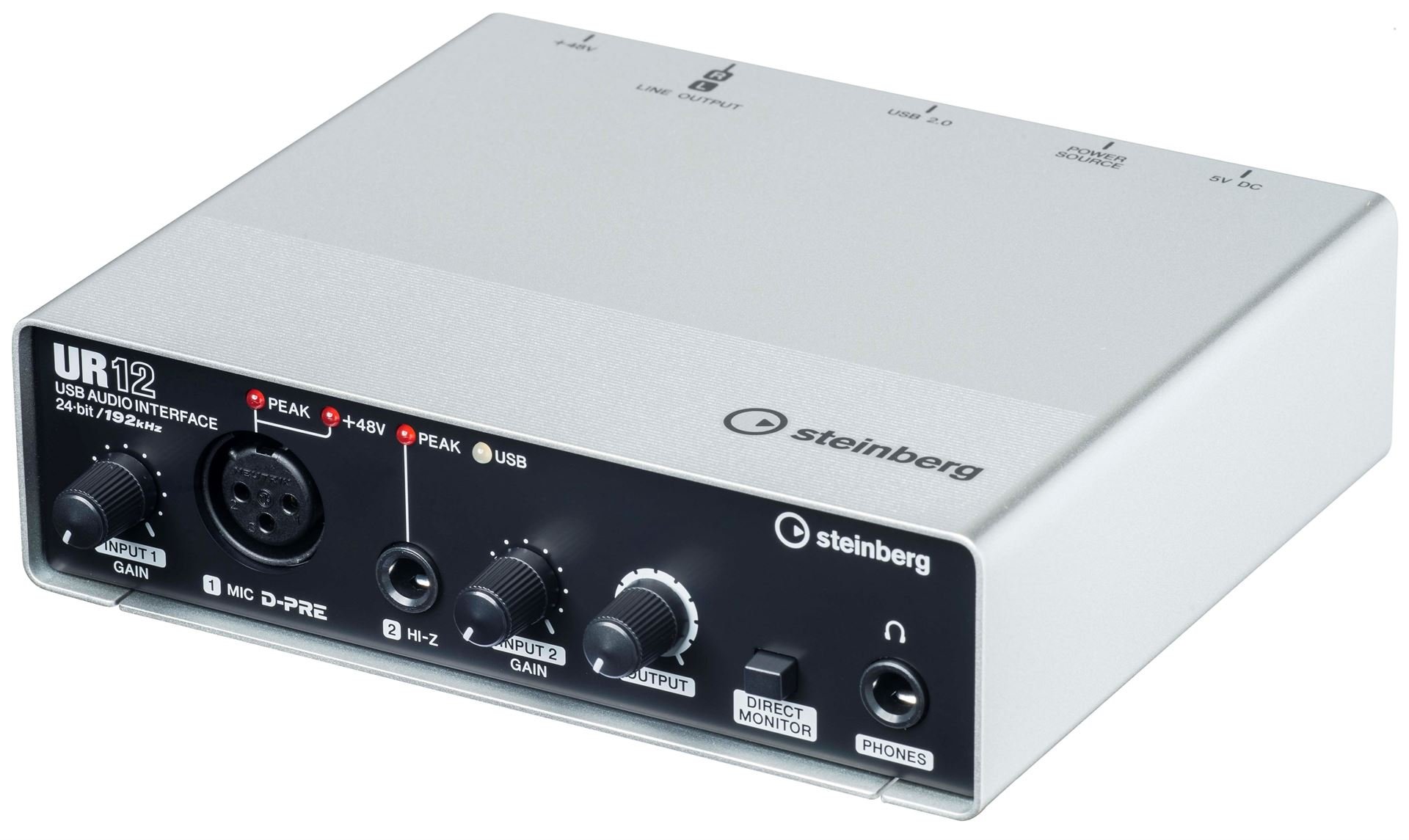 Amazon.com: Yamaha Steinberg UR12 USB Audio Interface, small