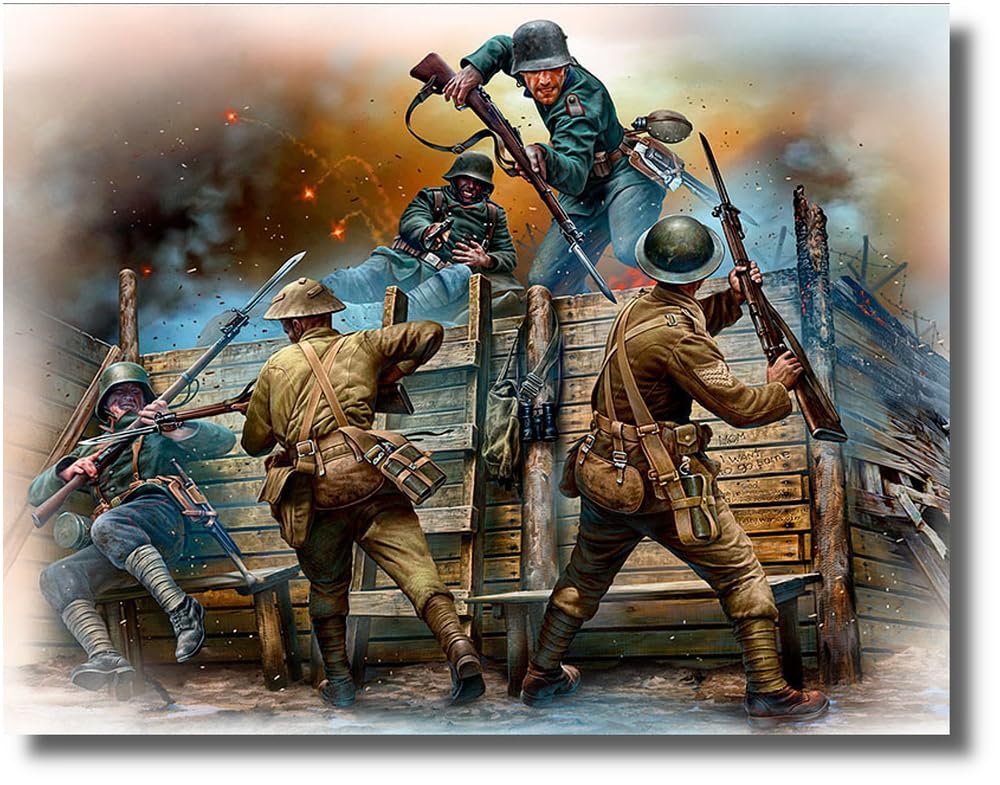 Amazon | マスターボックス 1/35 イギリス・ドイツ 白兵戦第一次