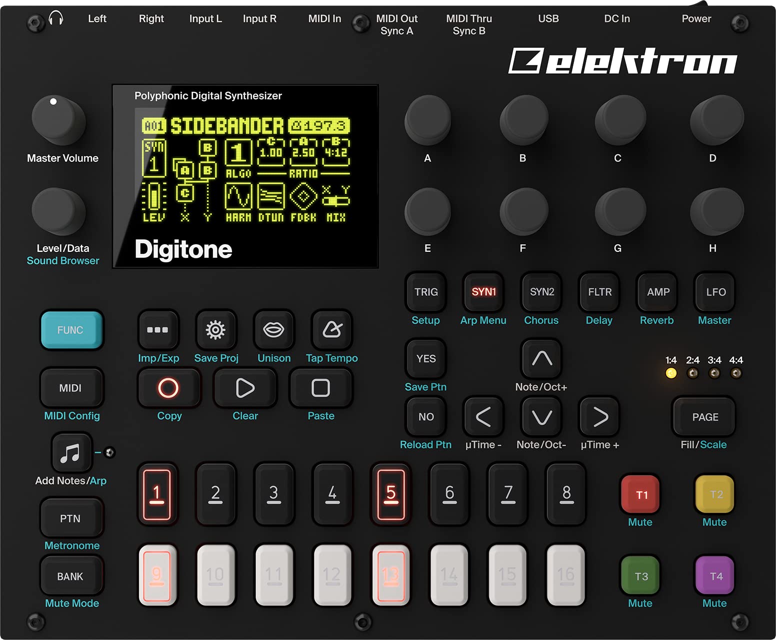 Amazon.co.jp: elektron Digitone ポリフォニックデジタル